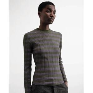 NEW YMC high rains striped top in multi